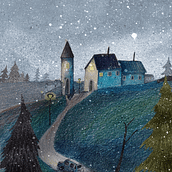 Mon projet du cours : Paysages imaginaires et peinture numérique sur Photoshop. Een project van  Schetsen,  Tekening, Digitale illustratie,  Architecturale illustratie y Verhaallijn van victoria_draganova - 25.09.2022