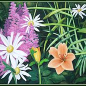 Flower paintings. Un proyecto de Pintura a la acuarela de vdelcourt - 26.09.2022