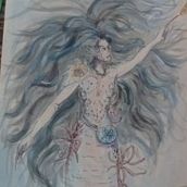 Sirena. Un progetto di Illustrazione tradizionale, Creatività, Disegno, Sketchbook e Belle arti di anacf990 - 01.03.2020