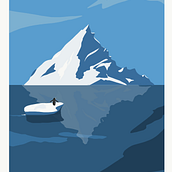 Arctic . Projekt z dziedziny Trad, c, jna ilustracja i Design użytkownika emus_colorworks - 26.09.2022