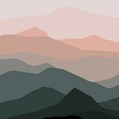The Tale of Mountains. Projekt z dziedziny Trad, c, jna ilustracja, Ilustracja c i frowa użytkownika emus_colorworks - 26.09.2022