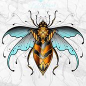 Mi proyecto del curso: Diseño de tatuajes artísticos con efectos dorados en Procreate. Traditional illustration, Digital Illustration, and Tattoo Design project by Michelle Martinez - 09.26.2022