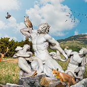 Discovery of the Laocoonte . Fotografia, Colagem, Retoque fotográfico, Fotografia artística, Composição fotográfica, e Fotomontagem projeto de Giandomenico Gagliano - 25.09.2022