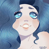 Blueberry. Traditional illustration project by jacklow_konney - 07.28.2022