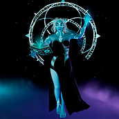 Ice sorceress character (OC). Un proyecto de 3D, Modelado 3D, Diseño de personajes 3D y Rigging de Irene Vicente - 26.09.2022