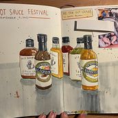 My project for course: Illustrated Life Journal: A Daily Mindful Practice. Un projet de Beaux Arts, Esquisse , Créativité, Dessin , et Carnet de croquis de DiGa Me - 11.09.2022