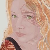 Retrato ilustrado con Procreate. Projekt z dziedziny Trad, c i jna ilustracja użytkownika pgundert - 27.09.2022