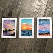 Mini Landscapes. Traditional illustration project by Caroline Daleffe - 09.27.2022