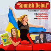 Cartel Cine para Film "Spanish Debut". Un progetto di Graphic design, Illustrazione tradizionale, Design di poster  e Disegno digitale di Guillermo Liroz - 10.02.2022