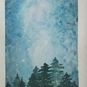 Mein Abschlussprojekt für den Kurs: Moderne Aquarelltechniken. Traditional illustration, Fine Arts, Painting, and Watercolor Painting project by Juliane Semlow - 09.27.2022