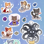 Mi proyecto del curso: Ilustración kawaii: crea personajes encantadores. Traditional illustration, Character Design, and Manga project by daniela_medina_ojeda - 09.27.2022