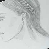Il mio progetto del corso: Ritratto su blocco da disegno: esplora il volto umano. Sketching, Drawing, Portrait Drawing, Artistic Drawing, and Sketchbook project by Chiara P - 09.27.2022