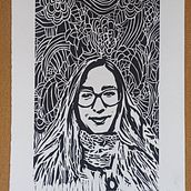 Mi proyecto del curso: Retratos en xilografía. Traditional illustration, Arts, Crafts, Fine Arts, Printing, Portrait Drawing, Engraving & Ink Illustration project by Jorge Mora - 09.21.2022