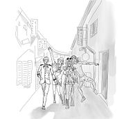 Mon projet du cours : Principes fondamentaux pour dessiner des personnes à partir de l'imagination. Traditional illustration, Fine Arts, Sketching, Pencil Drawing, Drawing, Artistic Drawing, and Figure Drawing project by Vincent Bodineau - 10.30.2022
