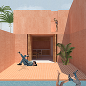 Mi proyecto del curso: Representación gráfica de proyectos arquitectónicos. Architecture, Graphic Design, Interior Architecture, Interior Design, L, scape Architecture, Collage, Digital Architecture, and Architectural Illustration project by Nicole González - 09.26.2022