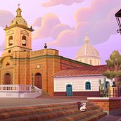 colombia. Animation, Traditional illustration, Architecture, and 2D Animation project by mauro perez - 09.28.2022