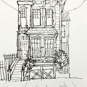 My project for course: Expressive Architectural Sketching with Colored Markers. Un progetto di Bozzetti, Disegno, Illustrazione architettonica, Sketchbook e Illustrazione con inchiostro di Steve - 28.09.2022