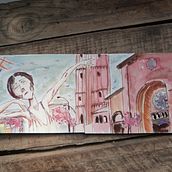 Mi proyecto del curso: Sketching artístico en acuarela: atrévete a expresar tus ideas . Un projet de Illustration traditionnelle, Esquisse , Créativité, Dessin, Aquarelle , et Carnet de croquis de Pau Flo - 28.09.2022