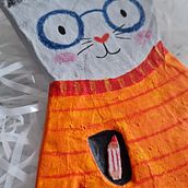 Mi proyecto del curso: Papel maché para principiantes: esculpe un personaje colorido. Character Design, To, Design, Art To, and s project by sauii - 09.28.2022