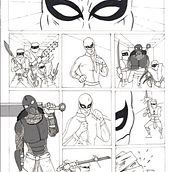 Dibujo a lápiz para cómics de superhéroes - Puño de hierro. Traditional illustration, Comic, Pencil Drawing, and Drawing project by Fernando Medina Medina - 09.28.2022