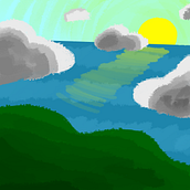 Paisagem para o mar. Een project van Traditionele illustratie van arthurpms - 29.09.2022