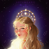Lighting and Color : Stardust Baby Angel. Traditional illustration, Digital Illustration, and Digital Painting project by pim_khanigpus - 09.23.2022