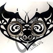 Dark tribal Study Ein Projekt aus dem Bereich Tattoodesign von allava - 29.09.2022
