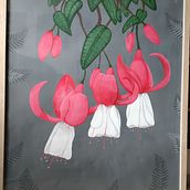 Mein Abschlussprojekt für den Kurs: Botanische Malerei mit Acrylfarben. Traditional illustration, Fine Arts, Painting, Acr, lic Painting, and Botanical Illustration project by doert_st - 09.28.2022