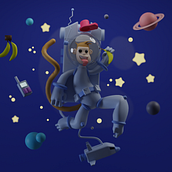Il mio progetto del corso: Creazione di personaggi 3D con Blender . Un proyecto de 3D, Diseño de personajes, Modelado 3D, Diseño de personajes 3D y Diseño 3D de Victoria Raffetto - 29.09.2022