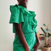 Ensemble broderie anglaise verte . % cedrha_mdc tarafından hazırlanan Dikiş projesi - 09.29.2022