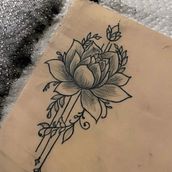 Mein Abschlussprojekt für den Kurs: Tattoo für Anfänger. Tattoo Design project by Leonie Havertz - 07.17.2022