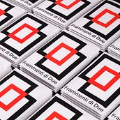 Fragmentos de dos. Un proyecto de Diseño gráfico, Tipografía, Br, ing e Identidad y Serigrafía de Matteo Campostrini - 30.09.2022