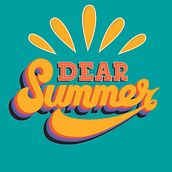 Dear Summer. Lettering, Digital Lettering, H, and Lettering project by marklongson - 09.28.2022