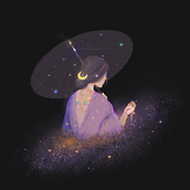 My project for course: Digital Fantasy Portraits with Photoshop. Un progetto di Illustrazione tradizionale, Disegno, Illustrazione digitale, Disegno di ritratti, Disegno digitale e Pittura digitale di Pei Hua - 29.09.2022