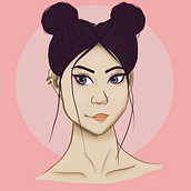 Meu projeto do curso: Retrato de personagens femininas com Procreate. Un proyecto de Ilustración tradicional, Ilustración digital y Dibujo digital de Patrycia Brasileiro - 25.06.2021