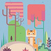 Jungle Scene Ein Projekt aus dem Bereich Digitale Illustration und Traditionelle Illustration von jennifer_kilgoregraphics - 01.10.2022