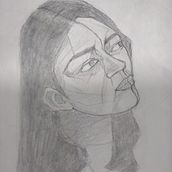 Mi proyecto del curso: Técnicas de dibujo a lápiz para retratos mediante planos. Fine Arts, Sketching, Drawing, Portrait Drawing, Realistic Drawing, and Artistic Drawing project by LUIS ALONSO MARTINEZ HERNANDEZ - 10.01.2022