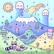 Mi proyecto del curso: Diseño de mundos kawaii: Atlixco Kawaii . Design de caractere, Ilustrație digitală și Manga de Lyn Oropeza - 10.01.2022