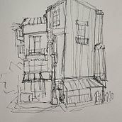 My project for course: Expressive Architectural Sketching with Colored Markers. Un proyecto de Bocetado, Dibujo, Ilustración arquitectónica, Sketchbook e Ilustración con tinta de nabirheim68 - 01.10.2022