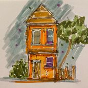 My project for course: Expressive Architectural Sketching with Colored Markers. Sketching, Drawing, Architectural Illustration, Sketchbook & Ink Illustration project by Jakki Marr - 10.01.2022