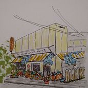 My project for course: Expressive Architectural Sketching with Colored Markers. Sketching, Drawing, Architectural Illustration, Sketchbook & Ink Illustration project by Rita - 10.01.2022