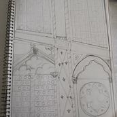 Inspired piece . Un proyecto de Arquitectura, Dibujo a lápiz y Dibujo de Madeliene - 26.09.2022