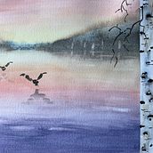 My project for course: Atmospheric Landscapes in Watercolor  Ein Projekt aus dem Bereich Bildende Künste, Malerei und Aquarellmalerei von mogu - 02.10.2022