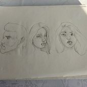 Mi proyecto del curso: Sketchbook de retrato: explora el rostro humano. Un progetto di Bozzetti, Disegno, Disegno di ritratti, Disegno artistico e Sketchbook di Brigitte Silva - 02.10.2022