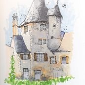 Mein Abschlussprojekt für den Kurs: Expressive Architekturskizzen mit Markern. Sketching, Drawing, Architectural Illustration, Sketchbook & Ink Illustration project by dominic.d - 10.02.2022