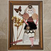 Mi proyecto del curso:  Técnicas creativas para la ilustración de moda. Traditional illustration, and Collage project by Victoria Sastre Sastre - 10.02.2022