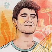 Retratos digitales con técnicas mixtas. Un progetto di Disegno di ritratti, Illustrazione digitale e Pittura ad acquerello di Amaia Naberan Urkiaga - 03.10.2022