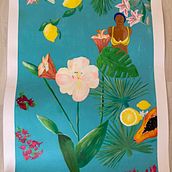 Mon projet du cours : Peinture botanique à l’acrylique. Un proyecto de Ilustración tradicional, Bellas Artes, Pintura, Pintura acrílica e Ilustración botánica de violainesagna - 03.10.2022