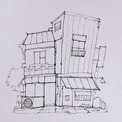 Mi proyecto del curso: Dibujo arquitectónico expresivo con marcadores de colores. Sketching, Drawing, Architectural Illustration, Sketchbook & Ink Illustration project by David Vera - 10.03.2022