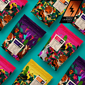 Catapulta Café Colombiano. Un proyecto de Ilustración tradicional, Dirección de arte y Packaging de Kropsiland - 03.10.2022
